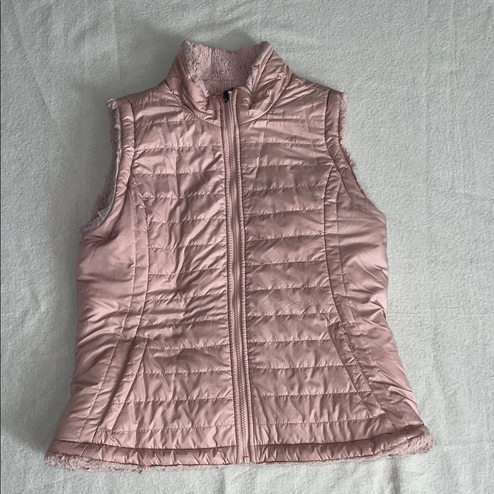 Women's Pink Puffer Vest